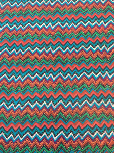 Pebbled Fiesta Chevron