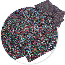 Load image into Gallery viewer, Black Confetti Mix Chunky Glitter