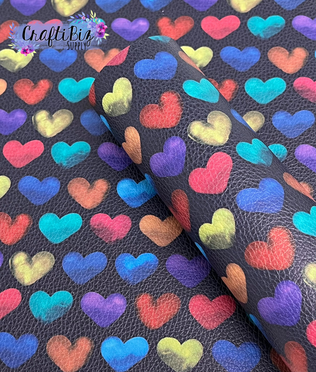 Watercolor Hearts