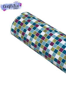 Teal & Magenta Geometric Prints