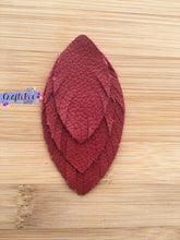 Load image into Gallery viewer, Triple Layer Fringe Feather Earring Die