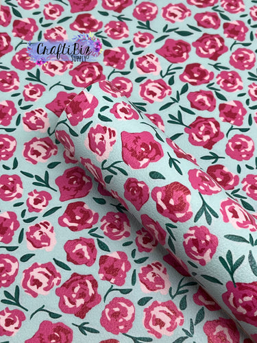 Pink & Blue Roses