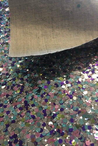 Big Sequins Silver/Blue/Purple Mix Chunky Glitter