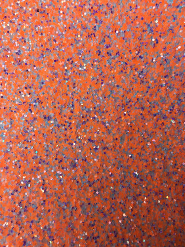 Neon Orange Mix Chunky Glitter