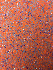 Neon Orange Mix Chunky Glitter