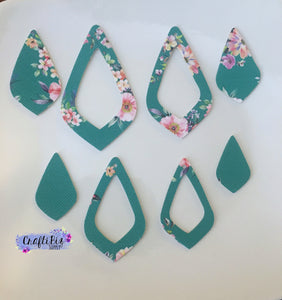 Pointed Teardrop Cutout -Multi Sized