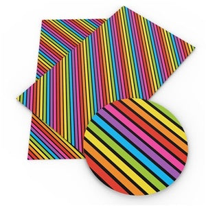 80’s Rainbow Stripes