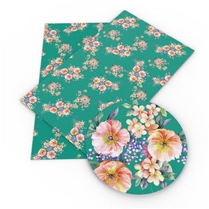 Turquoise Floral