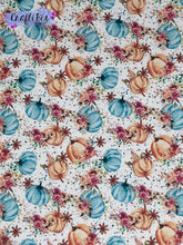 Load image into Gallery viewer, Turquoise &amp; Orange Pumpkins