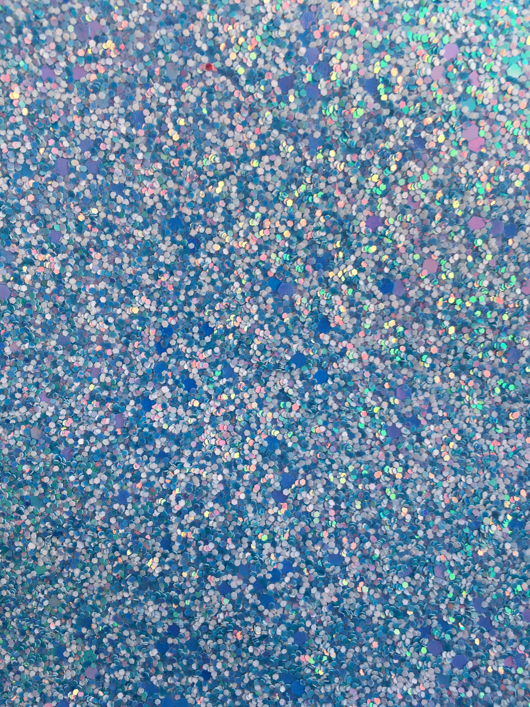 Light Blue Chunky Glitter