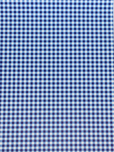 Pebbled Blue & White Checkered - Custom Print