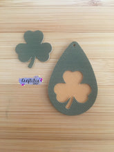 Load image into Gallery viewer, Shamrock Cutout Teardrop Earring Die