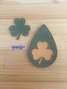 Shamrock Cutout Teardrop Earring Die