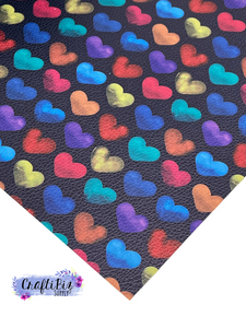 Watercolor Hearts