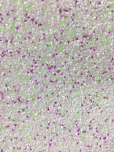 Load image into Gallery viewer, White with Purple &amp; Green Mix Chunky Glitter