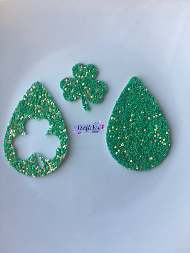 Shamrock Cutout Teardrop Earring Die