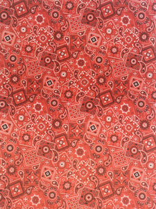 Pebbled Bandanna Print