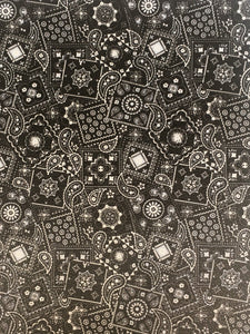 Pebbled Bandanna Print