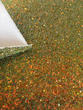 Load image into Gallery viewer, Olive &amp; Orange Iridescent Chunky Glitter