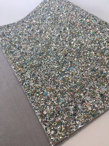 Silver Mix Color Chunky Glitter