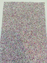 Load image into Gallery viewer, White &amp; Purple Mix Color Chunky Glitter