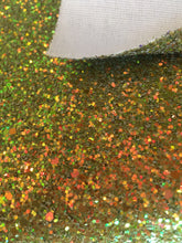 Load image into Gallery viewer, Olive &amp; Orange Iridescent Chunky Glitter