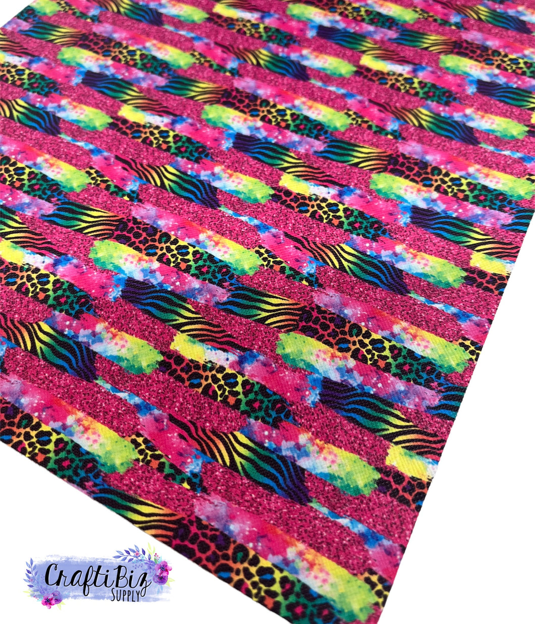 Rainbow Animal Print Brushstrokes
