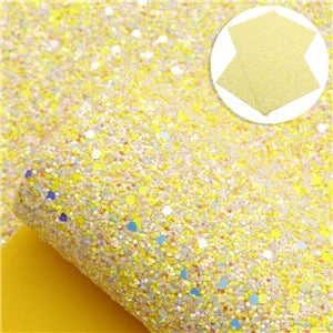 Fluorescent Series: Yellow Chunky Glitter