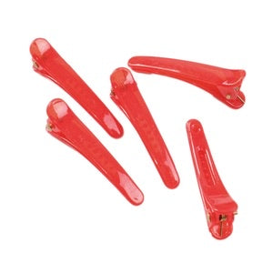 Red Plastic Clips