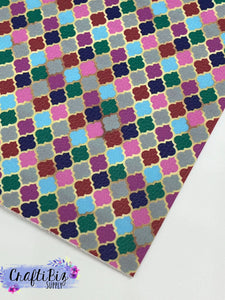 Pebbled Quatrefoils