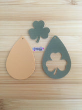 Load image into Gallery viewer, Shamrock Cutout Teardrop Earring Die
