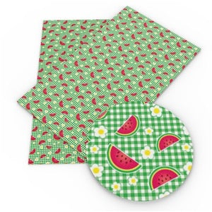 Floral & Plaid Watermelons