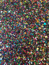 Load image into Gallery viewer, Black Confetti Mix Chunky Glitter