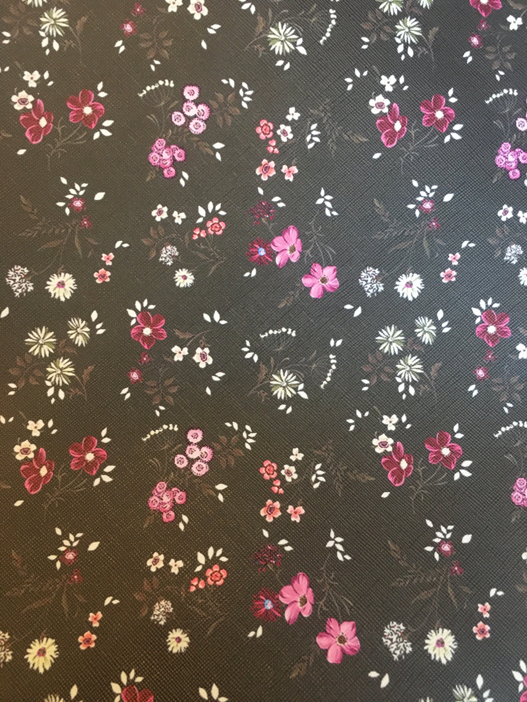 Black & Purple Floral