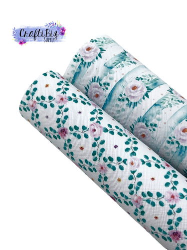 Turquoise & Pink Floral Prints
