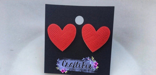 Heart Statement Studs Earring Die