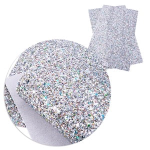 Silver Mix Color Chunky Glitter