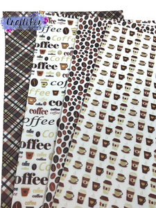 Pebbled Coffee Prints